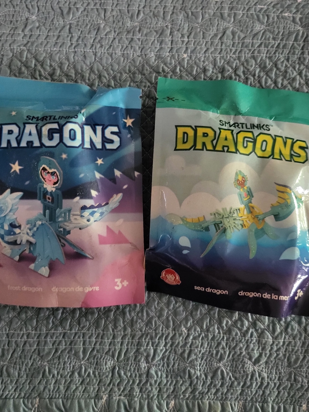 2020 Wendy's Kids Meal Toys - Dragons Building Set -